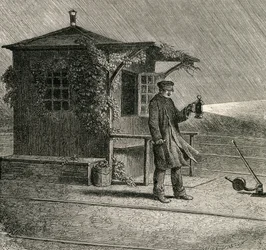 A French pointsman in the late 19th century